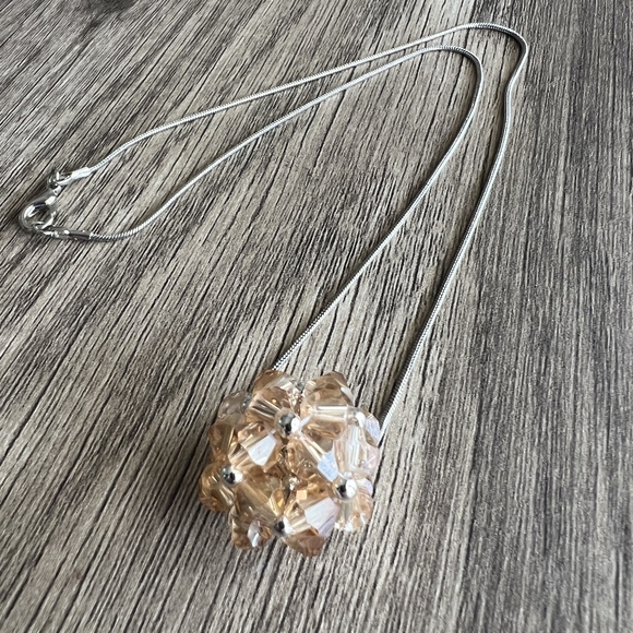 Handcrafted Jewelry Set- Champagne Supernova - Picture 3 of 6